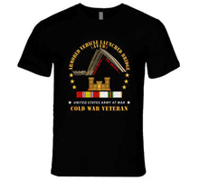 Load image into Gallery viewer, Armored Vehicle Launcher Bridge (avlb)  - Launching - W Cold War Vet X 300 T Shirt
