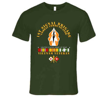 Load image into Gallery viewer, Army - 1st Signal Bde Dui - Combat Communicator W Vn Svc X 300 T Shirt
