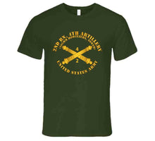 Load image into Gallery viewer, Army - 2nd Bn 4th Field Artillery Regt - 105mm w Arty Br T Shirt
