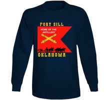 Load image into Gallery viewer, Army - Fort Sill, Home Of Artillery Guidon W Cassion - Black X 300 T Shirt
