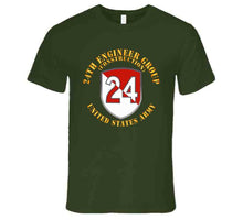 Load image into Gallery viewer, Army  - 24th Engineer Group (construction) - 1954 - 1972 X 300 T Shirt
