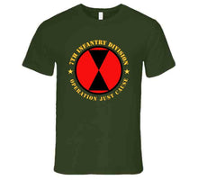 Load image into Gallery viewer, Army - 7th Infantry Division - Opn Just Cause T Shirt
