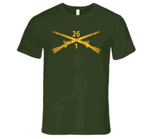 Load image into Gallery viewer, Army - 1st Bn 26th Infantry Regiment - W Infantry Br Wo Txt X 300 T Shirt
