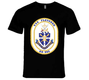 Navy - Uss Fletcher (dd 992) Wo Txt X 300 T Shirt