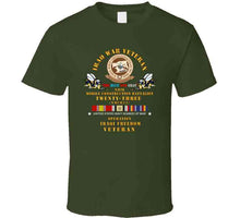 Load image into Gallery viewer, Usn - Iraq War Vet - Nmcb 23  Oif W Iraq Svc X 300 T Shirt
