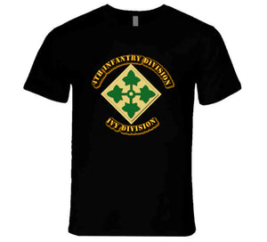 4th Infantry Division - Ivy Division T Shirt, Premium, Hoodie and Long Sleeve