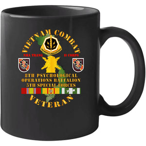 Army - Vietnam Combat Vet - 8th Psyops Bn - 5th Special Forces Group W Vn Svc T Shirt