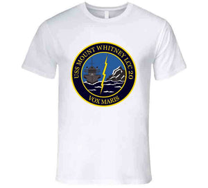 Navy - Uss Mount Whitney (lcc20) - Vox Maris Wo Txt X 300 T Shirt