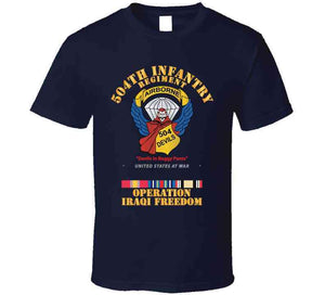 Army - 504th Infantry Regiment - Devils - Oif X 300 Classic T Shirt