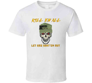 Army - Ranger Patrol Cap - Skull - Airborne Inf Killem All - Let God Sortem Out X 300 T Shirt