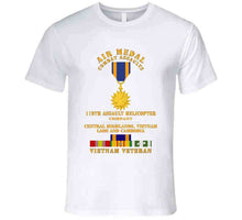 Load image into Gallery viewer, Army - Air Medal - Combat Assaults - 119th Ahc - Central Highlands Vn Laos Cambod W Vn Svc W Air Medal X 300 T Shirt
