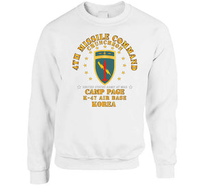 Army - 4th Missile Command - Camp Page - K-47 Air Base - Chuncheon, Korea X 300 T Shirt