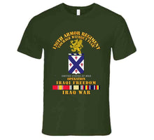 Load image into Gallery viewer, Army - 126th Armor Regiment - W Iraq Svc Ribbons - Oif - T Shirt
