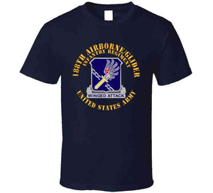 Army  - 188th Airborne - Glider Infantry Regiment - Dui X 300 T Shirt