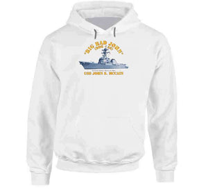 Navy - Destroyer - Uss John S Mccain - Big Bad John T Shirt