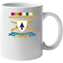 Load image into Gallery viewer, Army - 26th Infantry Regiment - Dui W Br - Ribbon - Top - 1st Bn W Cold Svc  X 300 T Shirt
