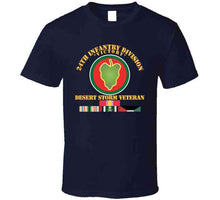 Load image into Gallery viewer, Army - 24th Infantry Division - Desert Storm Veteran X 300 T Shirt
