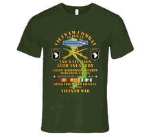 Load image into Gallery viewer, Army - 2nd Bn 502nd Infantry - 101st Abn - Operation Hawthorne W Vn Svc T Shirt
