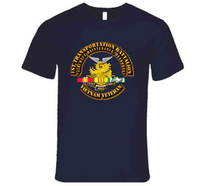 1st Transportation Battalion with Vietnam Service Ribbon T Shirt, Premium and Hoodie