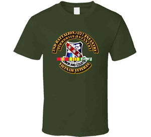 2nd Battalion, 327 Infantry, (Airmobile Infantry) with Vietnam Service Ribbons - T Shirt, Premium and Hoodie