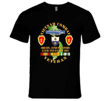 Load image into Gallery viewer, Army - Vietnam Combat Infantry Veteran w 3rd Bn 22nd Inf - 25th ID T Shirt
