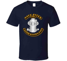 Load image into Gallery viewer, Navy - Rate - Navy Diver T Shirt
