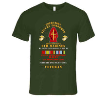 Load image into Gallery viewer, Usmc - Operation Secure Tomorow  - 3rd Bn, 8th Marines - W  Haiti - 2004 W Afem X 300 T Shirt
