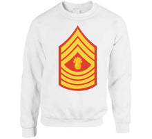 Load image into Gallery viewer, Usmc - Enlisted Insignia - E9 - Master Gunnery Sergeant (mgysgt) - Dress Blue Wo Txt X 300 T Shirt
