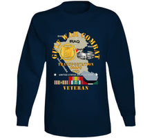 Load image into Gallery viewer, Army - Gulf War Combat Vet  - Transportation Corps X 300 Long Sleeve T Shirt
