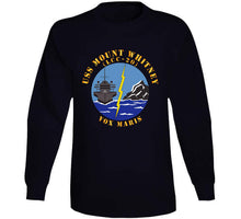 Load image into Gallery viewer, Navy - Uss Mount Whitney (lcc20) - Vox Maris Wo Border X 300 T Shirt
