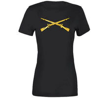 Load image into Gallery viewer, Army - Infantry Branch - Crossed Rifles Wo Txt Baby Bib
