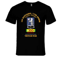 Load image into Gallery viewer, Army - 1st Bn 77th Armor W 8 Vn Campaign Stars Long Sleeve T Shirt
