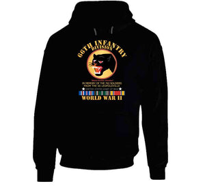 Army - 66th Infantry Div - Black Panther Div - Wwii W Ss Leopoldville W Eu Svc Hoodie