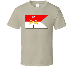 Army - 1st Squadron, 17th Cavalry Guidon T Shirt