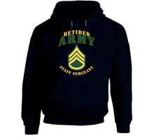 Load image into Gallery viewer, Army -  Staff Sergeant - Retired T Shirt, Premium and Hoodie
