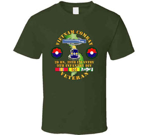 Army - Vietnam Combat Infantry Veteran W 2nd Bn 39th Inf - 9th Id Ssi T Shirt