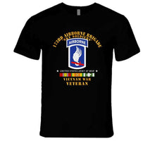 Load image into Gallery viewer, Army - 173rd Airborne Bde - Sky Soldiers - Vietnam War Vet  - Short V T Shirt
