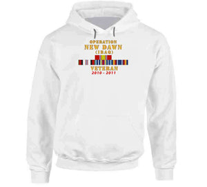 Operation New Dawn Service Ribbon Bar W Gwt - Iraq (2010 - 2011) X 300 T Shirt