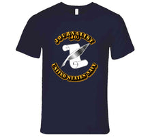 Load image into Gallery viewer, Navy - Rate - Journalist T Shirt
