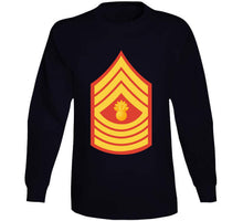 Load image into Gallery viewer, Usmc - Enlisted Insignia - E9 - Master Gunnery Sergeant (mgysgt) - Dress Blue Wo Txt X 300 T Shirt
