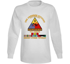 Army - 3rd Armored Div - Vii Corps - Desert Storm Veteran T Shirt