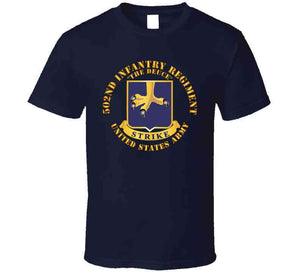 Army - 502nd Infantry Regt - DUI - The Deuce T Shirt