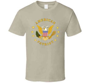 Govt - American Patriot W Color Eagle Center - Stars T Shirt