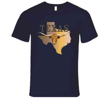 Load image into Gallery viewer, Texas - Rattler Skin -texas State Map W Longhorn  X 300 T Shirt
