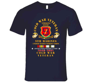Usmc - Cold War Vet - 9th Marines W Cold Svc X 300 T Shirt