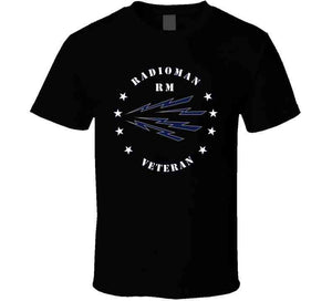 Navy - Radioman - Rm - Veteran Wo Bkgnd - White T Shirt