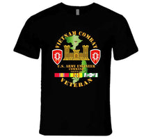 Load image into Gallery viewer, Army - Vietnam Combat Engineer - Engineer Command Vietnam W Svc T-shirt
