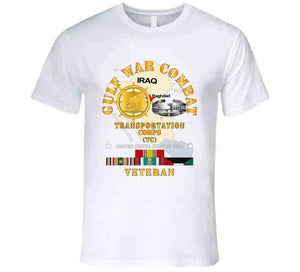 Army - Gulf War Combat Vet  - Transportation Corps X 300 T Shirt