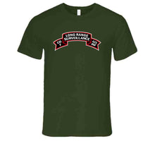 Load image into Gallery viewer, F Co 425th Infantry (Ranger) Scroll - Long Range Reconnaissance Patrol (LRRP) - T Shirt, Premium and Hoodie

