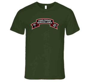 F Co 425th Infantry (Ranger) Scroll - Long Range Reconnaissance Patrol (LRRP) - T Shirt, Premium and Hoodie